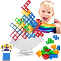 Prenosná hra Tetris Tower pre rôzne akcie nielen pre deti