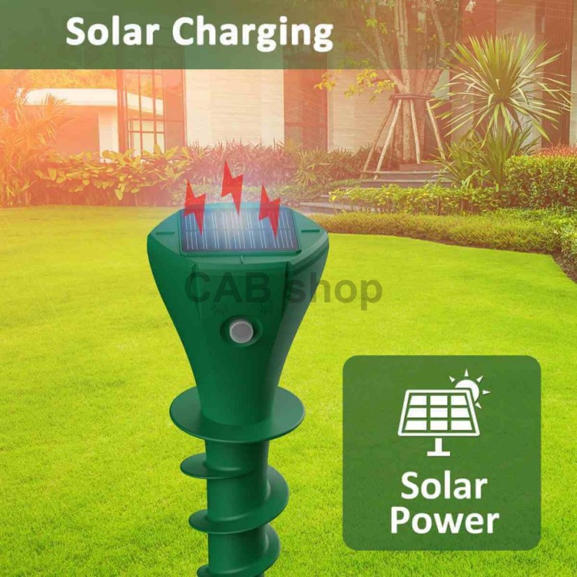 Xpest Solar ultrahangos vakondriasztó AR08M - 2 db