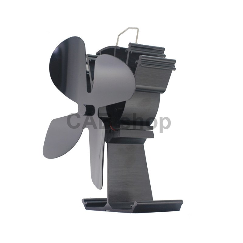 Fireplace stove fan 4 blades - Flame 614B