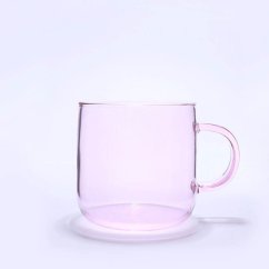 Hrnček s jedným sklom 350ml - pink