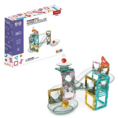 Zestaw magnetyczny Marble Roller 38-elementowy zestaw - Magnetic Tiles