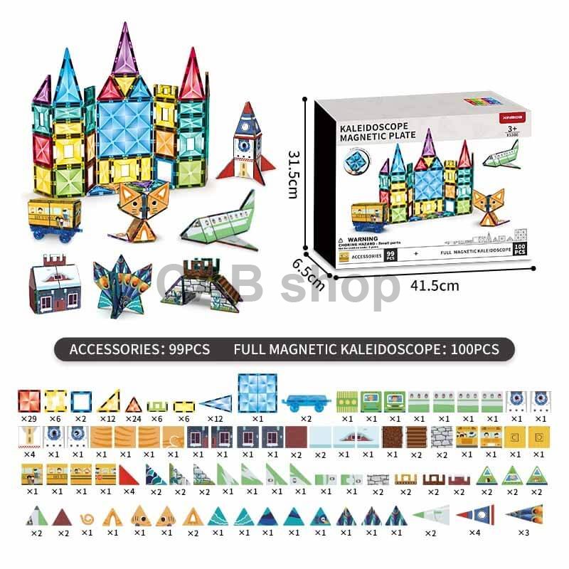 Magnetic Tiles Kaleidoscope 100+99 pcs