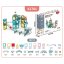 Magnetická stavebnice Marble Roller 58ks sada - Magnetic Tiles