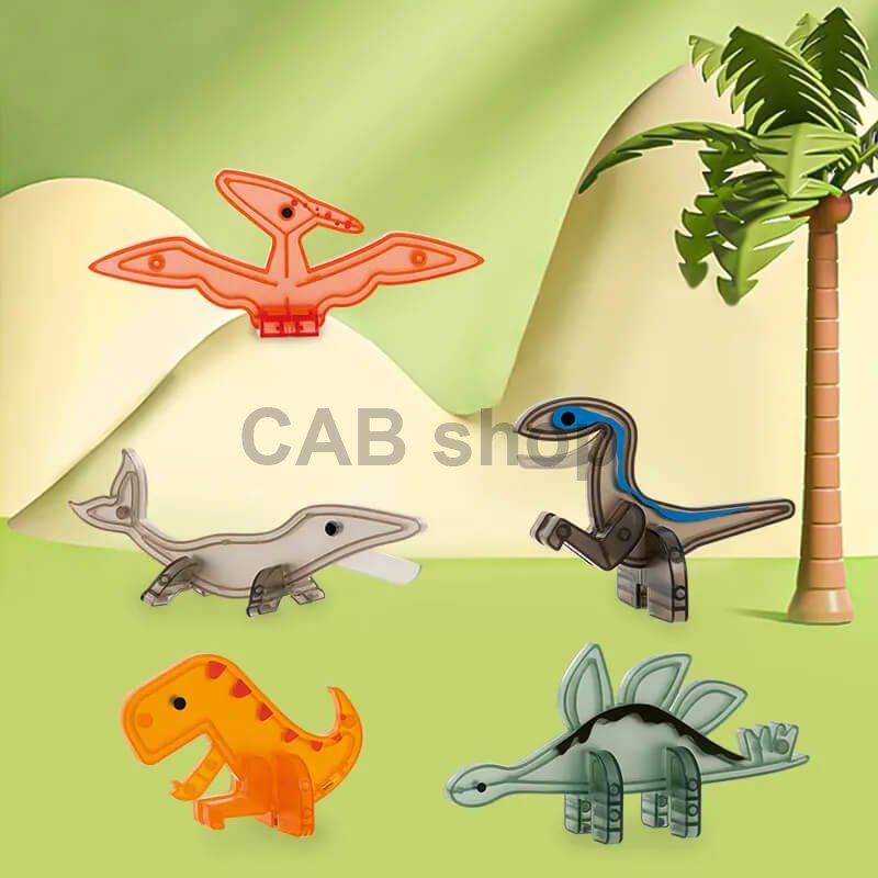 Magnetická stavebnice Dinosaur  sada 62ks – Magnetic Tiles