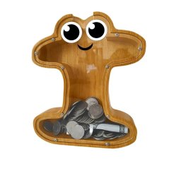 Wooden money box - Letter i