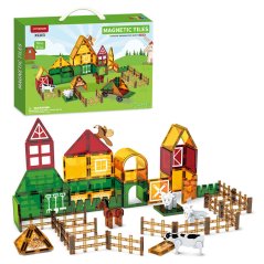 Zestaw magnetyczny Farm sada 76szt. - Magnetic Tiles