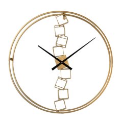 Dizajnové nástenné hodiny CUBE Gold 60cm Dizajnové nástenné hodiny CUBE Gold 60cm
