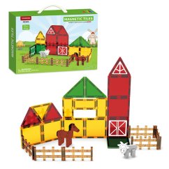 Zestaw magnetyczny Farm sada 26szt. - Magnetic Tiles