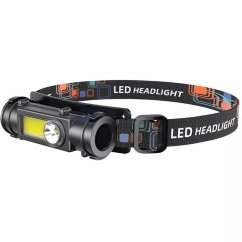 LED čelové nabíjacie svietidlo TD-005