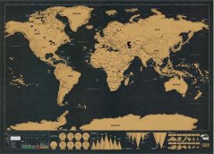 Stieracia mapa sveta Deluxe Stieracia mapa sveta Deluxe