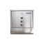 Stainless Steel Mailbox with Viewing Windows & Newspaper Tube | Matte Stainless Steel