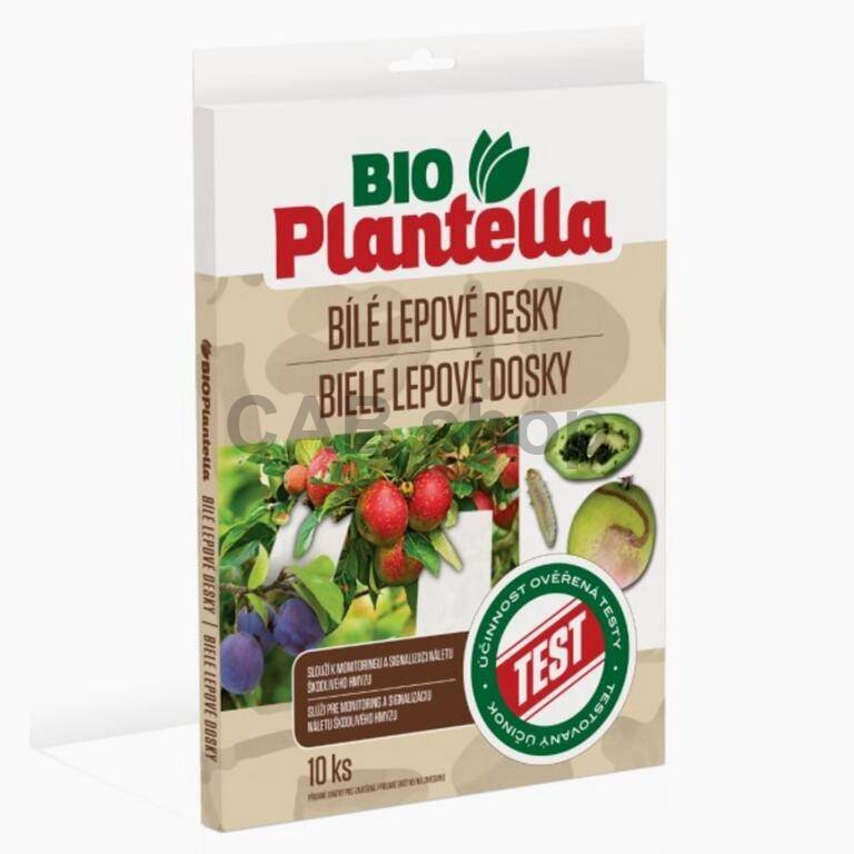 Plantella Bio fehér ragasztós lapok rovarok ellen