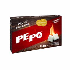 PE-PO pevný podpaľovač krabička - 40ks podpalov