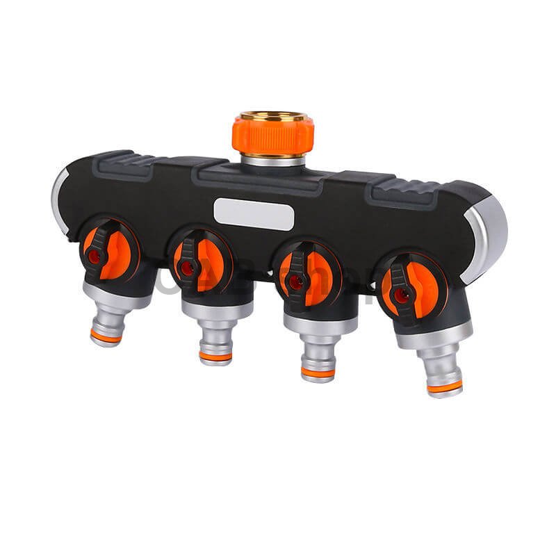 4-utas vízelosztó csaphoz – állítható (ABS + fém)