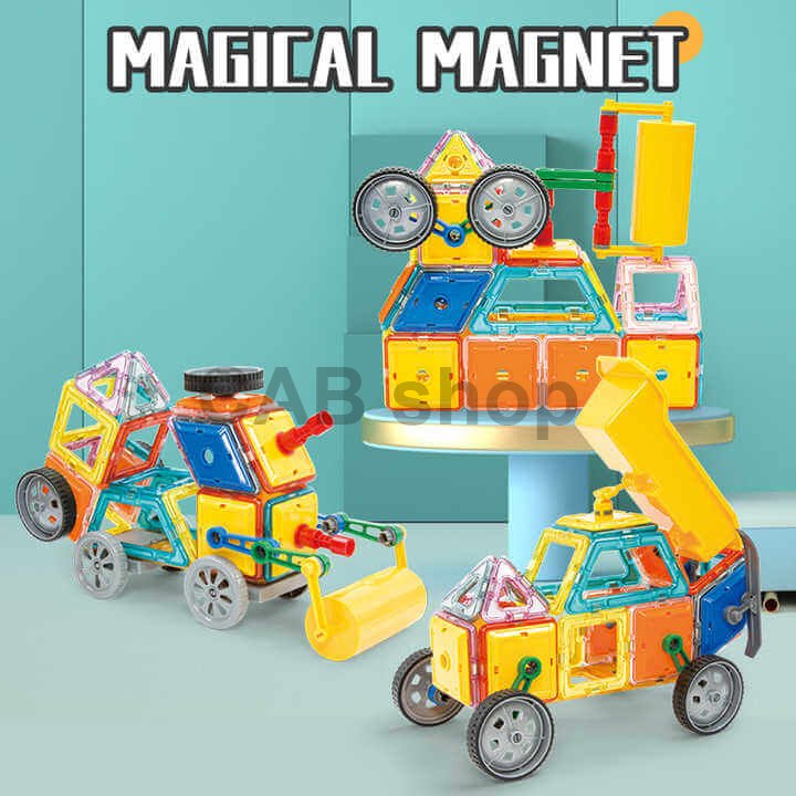 Magnetická stavebnice Engineering set 96ks - Magical Magnet II