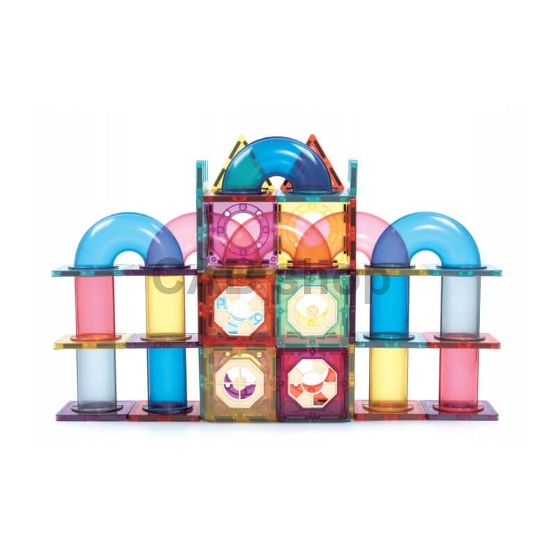 Magnetni gradbeni set Marble Roller II 136 delni set - Magnetic Tiles
