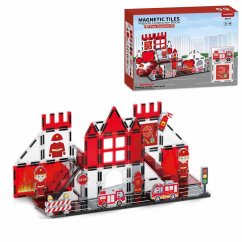 Magnetická stavebnice Fire control 48ks – Magnetic Tiles