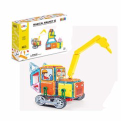 Magnetická stavebnice Heavy Equipment set 66ks - Magical Magnet II Magnetická stavebnice Heavy Equipment set 66ks - Magical Magnet II