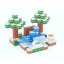 Magnetic Building Block - Mine World 52ks 