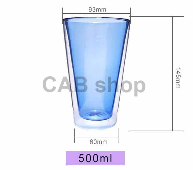 Termo skodelica z dvojnim steklom 350 ml - žadasto zelena