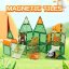 Mágneses építőkészlet Animal sada 30ks - Magnetic Tiles