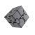 Infinity Cube Antistresna kovinska kocka - črna
