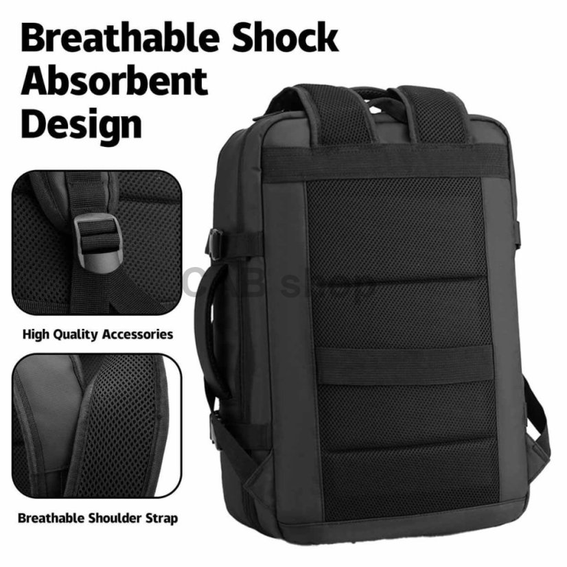 Travel backpack Focus 002 black