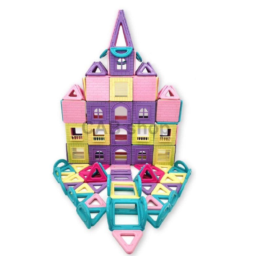 Magnetická stavebnica 108ks - Magnetic Building Blocks