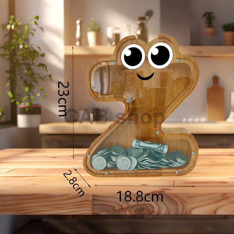 Pokladnička drevená - Písmenko Z