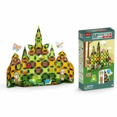 Magnetická stavebnice Garden Magnetic Tiles Mini – zahrada, 90 ks