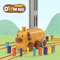 Pociąg dla psa - Elektryczny automatyczny magazyn klocków domino Pociąg dla psa - Elektryczny automatyczny magazyn klocków domino