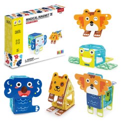 Magnetická stavebnice Happy Animal 35ks - Magical Magnet II Magnetická stavebnice Happy Animal 35ks - Magical Magnet II