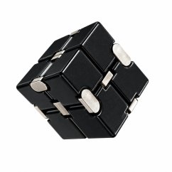 Infinity Cube Metal anti-stress cube - black 2
