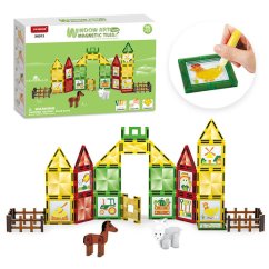 Window Art Farm 46ks - Magnetic Tiles Window Art Farm 46ks - Magnetic Tiles