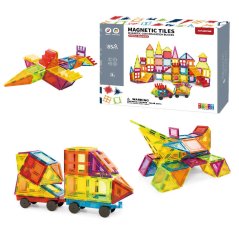 Zestaw magnetyczny Dream Builder 85-elementowy zestaw - Magnetic Tiles