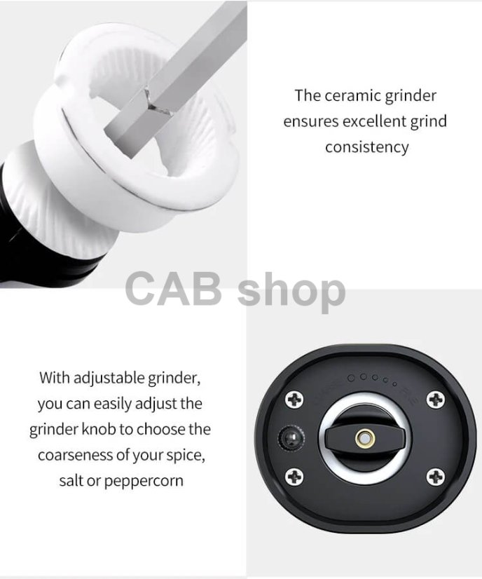 Electric pepper mill