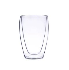 Termopohár s dvojitým sklom 350ml - clear
