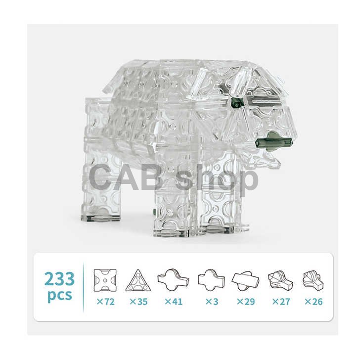 Stavebnice model lední medvěd 233ks