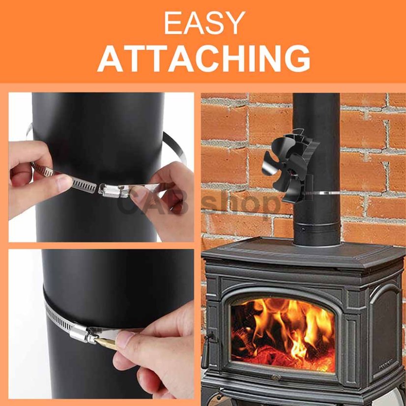 Ventilátor kandallókályhához és füstelvezetőhöz 4 Fire PRO 694 - TURBO VENTILÁTOR