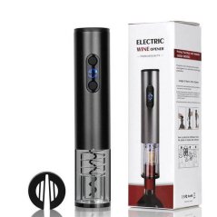 Elektrická vývrtka na víno WineOpener black Elektrická vývrtka na víno WineOpener black