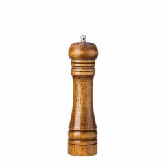 Drevený ručný mlynček na korenie alebo soľ - 22cm