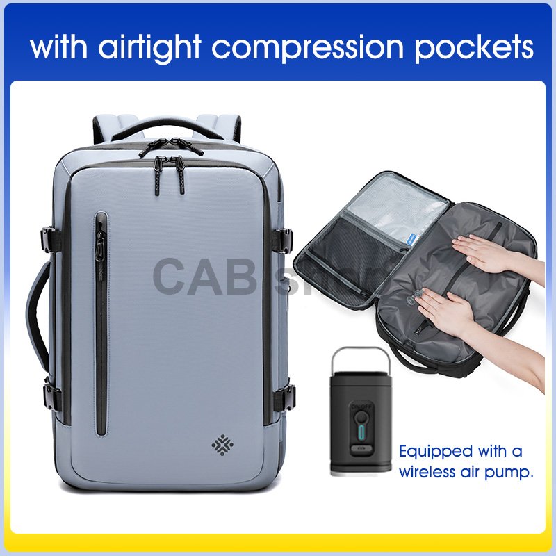 Batoh cestovný  vakuový RZTX 016 Sky blue