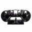 Fireplace stove fan 2 propellers with 3 blades with cover - Mini