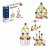Magnetická stavebnice 45ks - Solid Color Magnetic Sticks