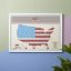 Stírací mapa světa USA 82,5 × 59,5 cm