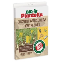 Plantella Bio žluté lepové pasti proti cibulové mouše