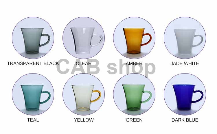Mug with one glass 310ml - clear