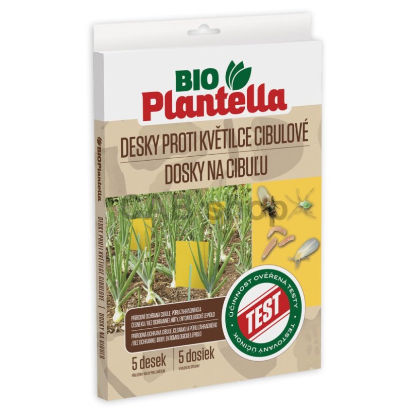 Plantella Bio sárga ragasztós csapdák hagymalégy ellen