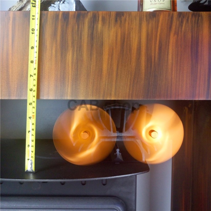 Ventilátor na krbové kachle 2 vrtule s 3 čepeľami 636B