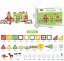 Magnetická stavebnica Window Art Farm 80ks - Magnetic Tiles